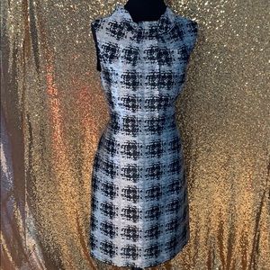 Patterned Black and Silver dress